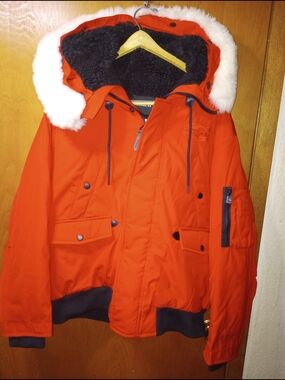 NWT Coach Puffer Coat w/ Fur Hood NWT